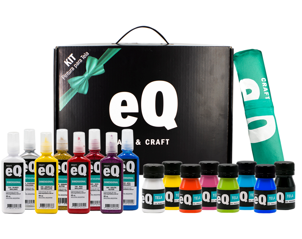 eQ Arte Kit de Regalo: Pintura para Tela