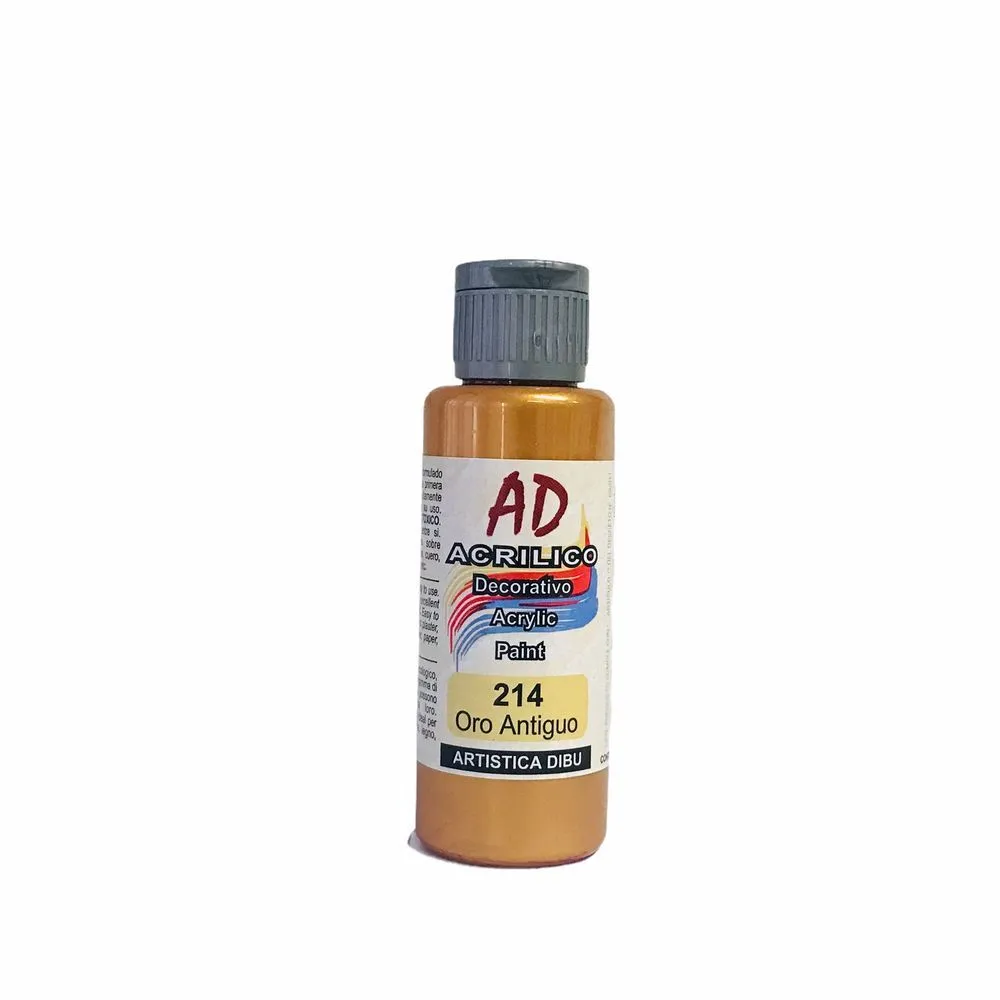Artística Dibu Acrílicos Decorativos 60ml Metalizados