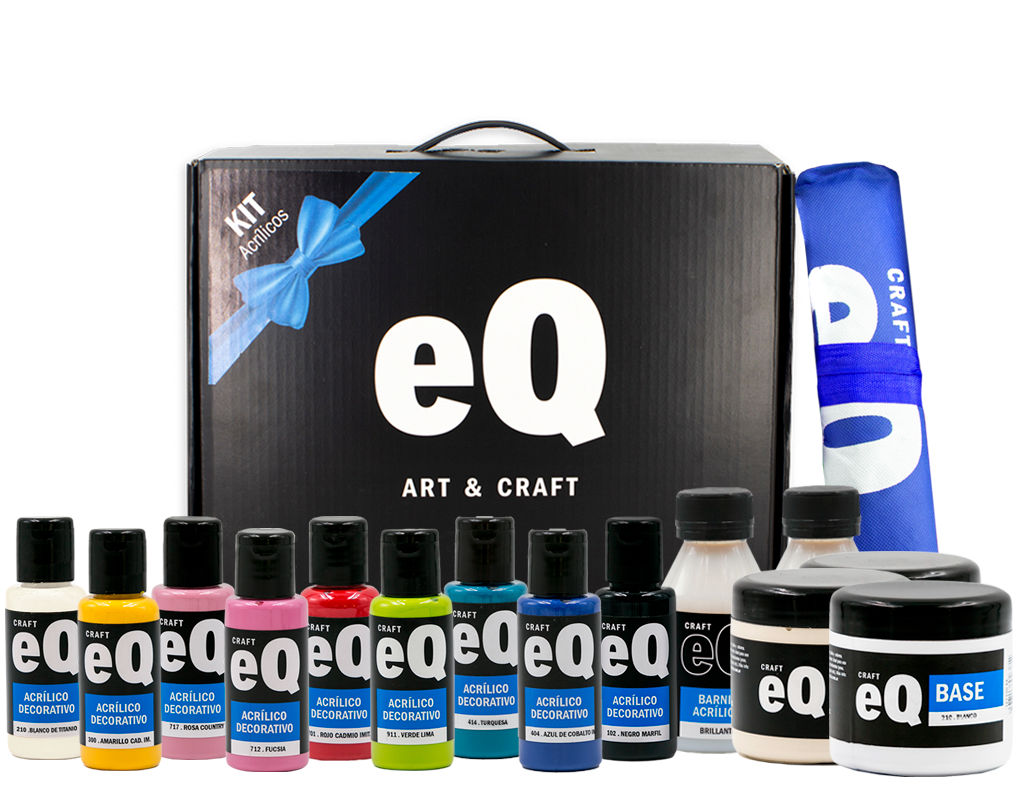eQ Arte Kit de Regalo: Acrílicos